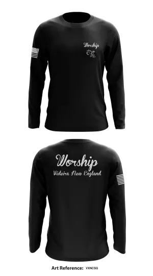 Worship Store 1  Core Men's LS Performance Tee - vXnCSg