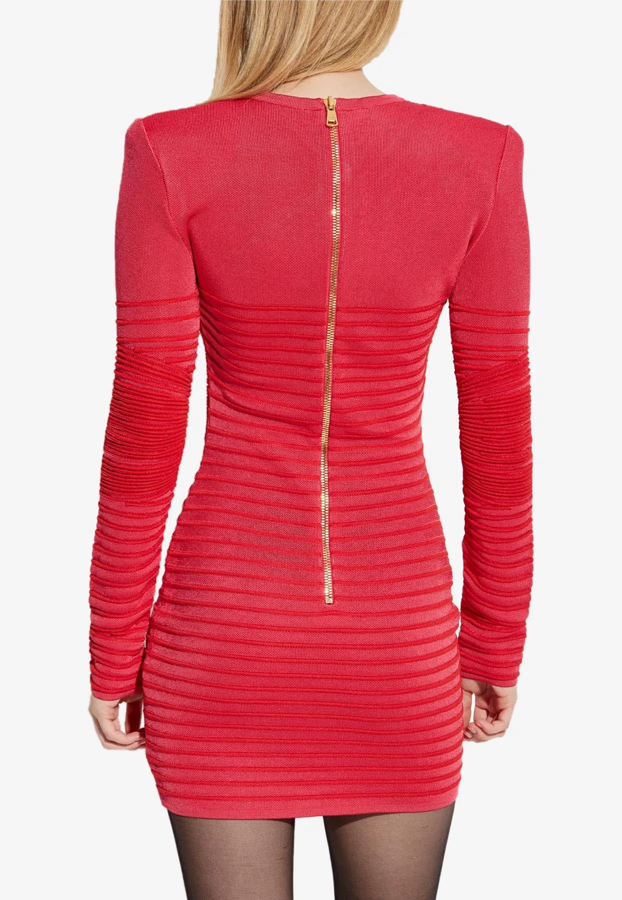 Wrap-Effect Mini Dress