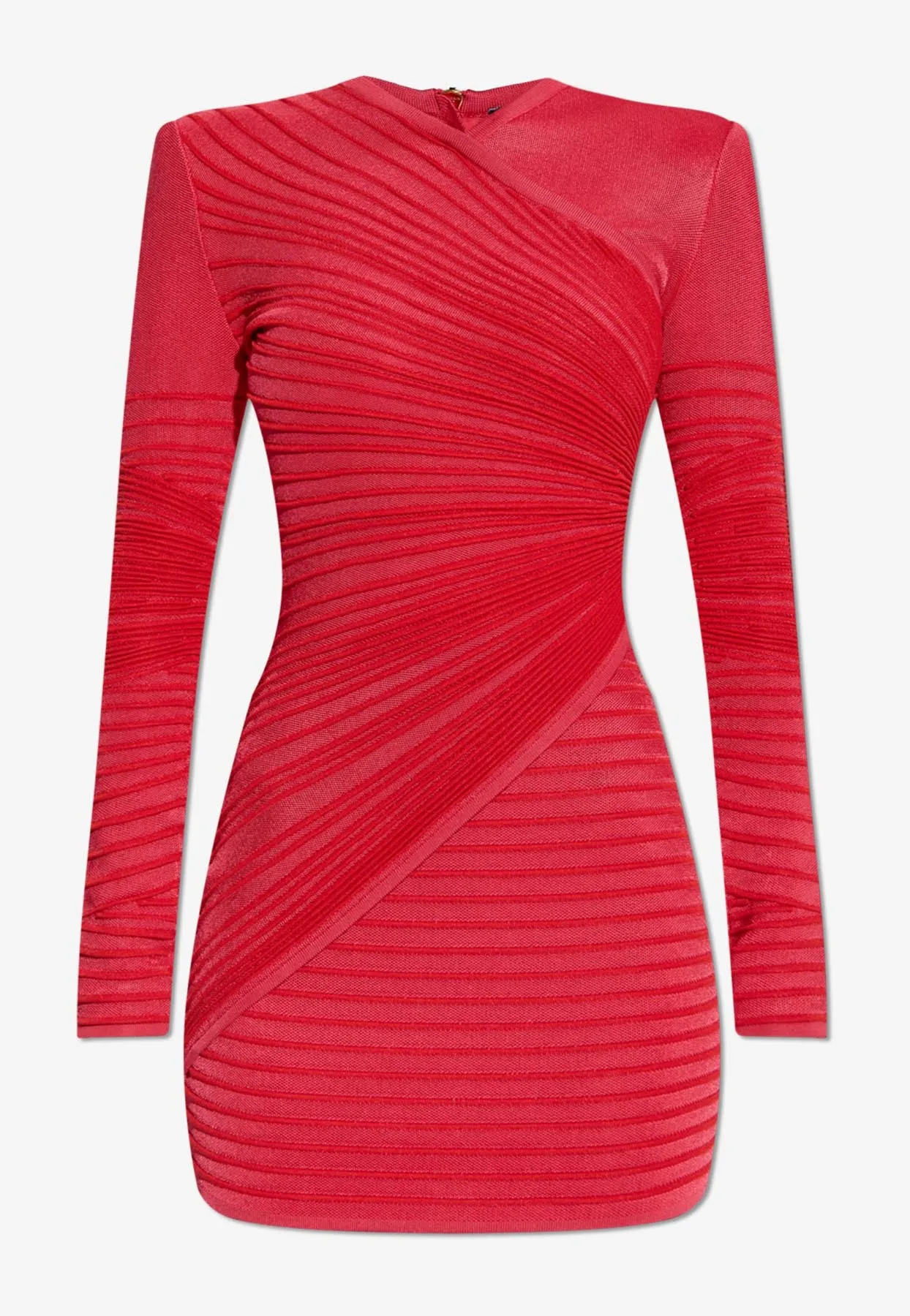 Wrap-Effect Mini Dress