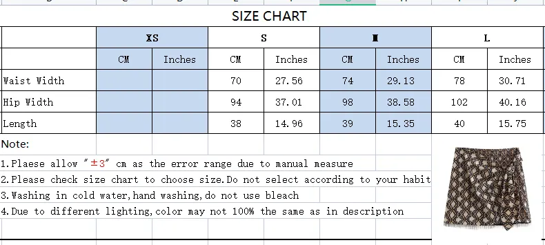 Wrap-style Printed Sarongl Knot Skirt