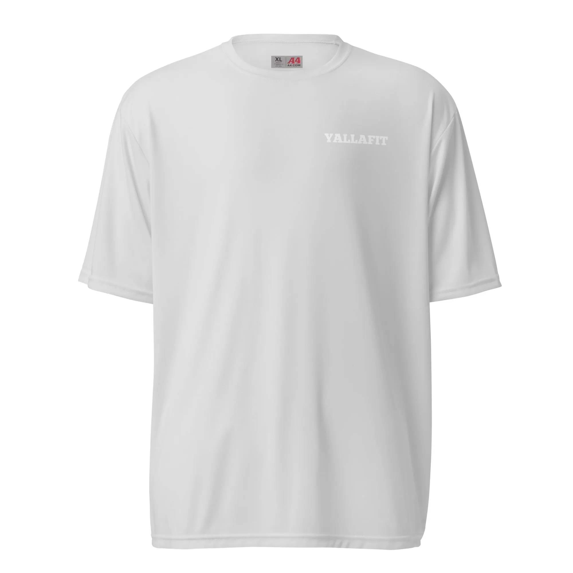 Yallafit Unisex performance crew neck tee - gorilla