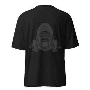 Yallafit Unisex performance crew neck tee - gorilla