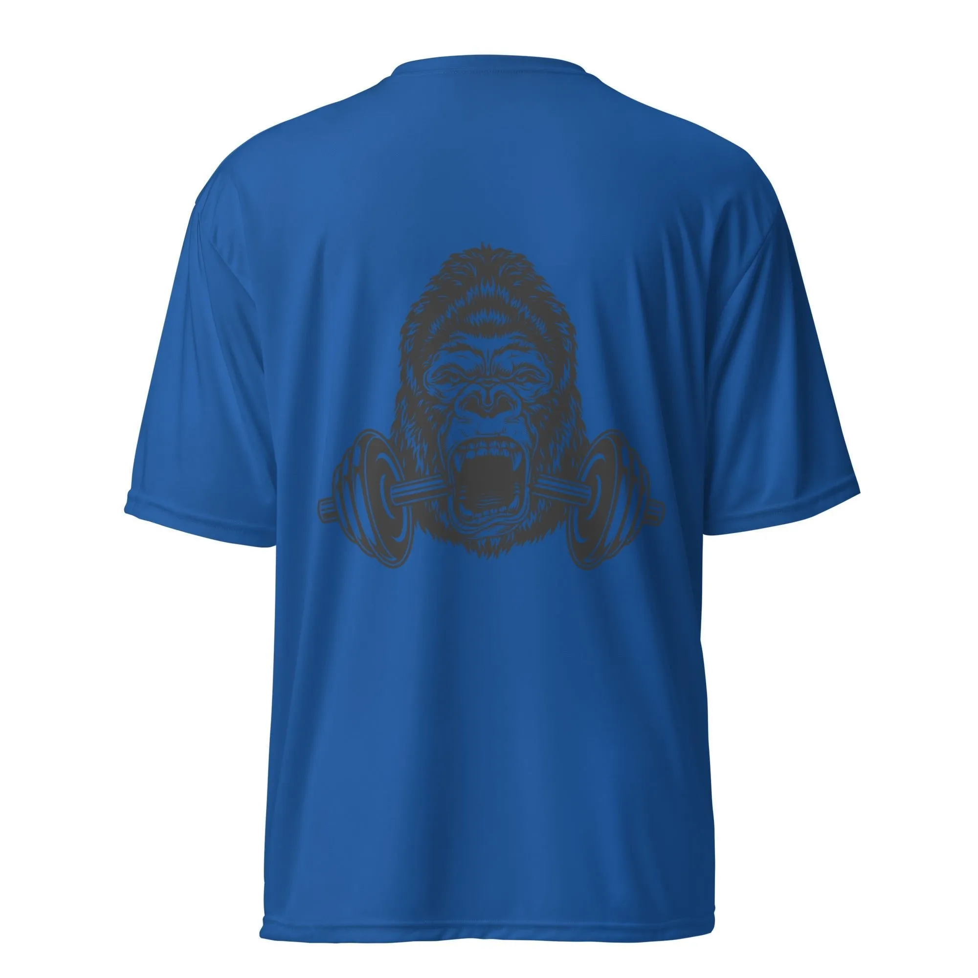Yallafit Unisex performance crew neck tee - gorilla