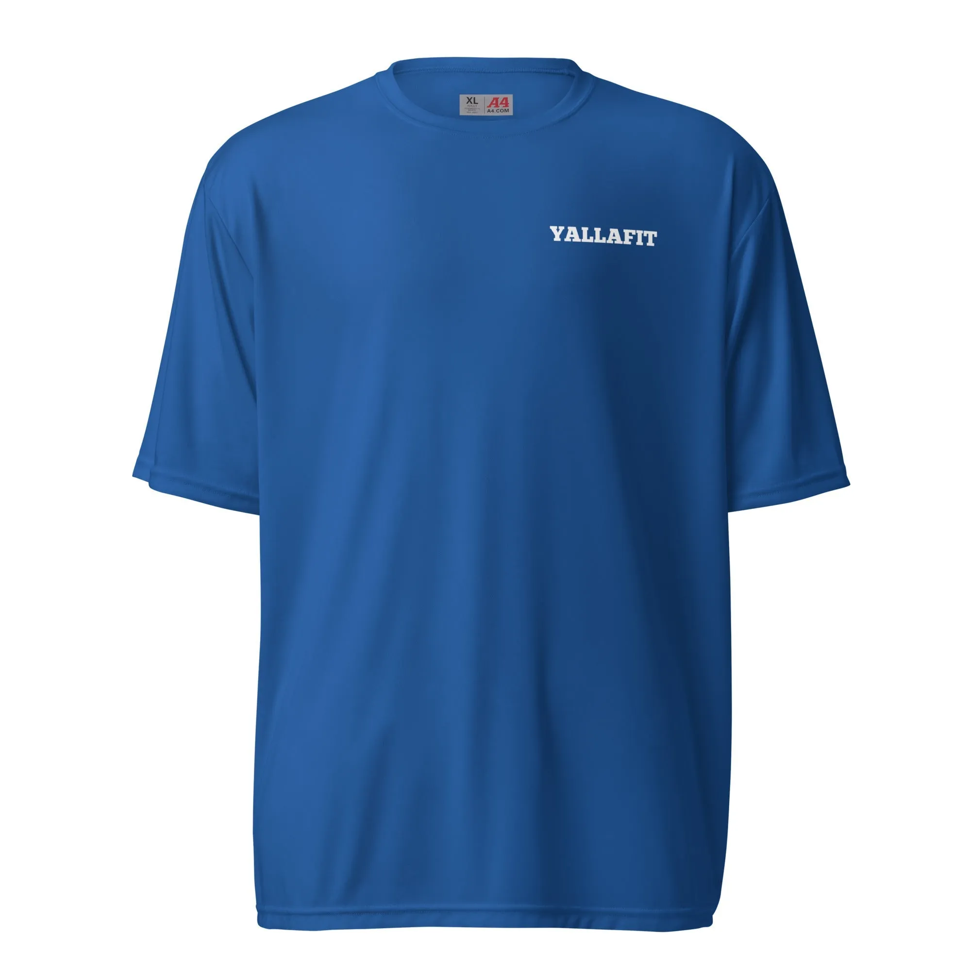 Yallafit Unisex performance crew neck tee - gorilla