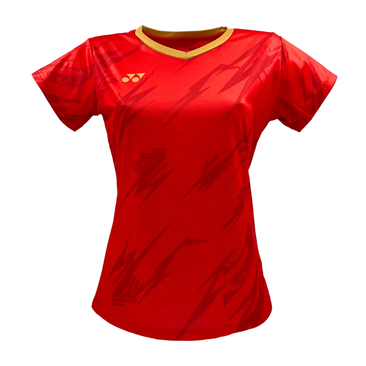 Yonex YTL8 T-Shirt Womens (Red/Gold)